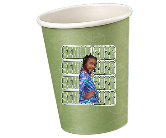 Custom Photo 16 oz Paper Cups – Personalized Just for You!