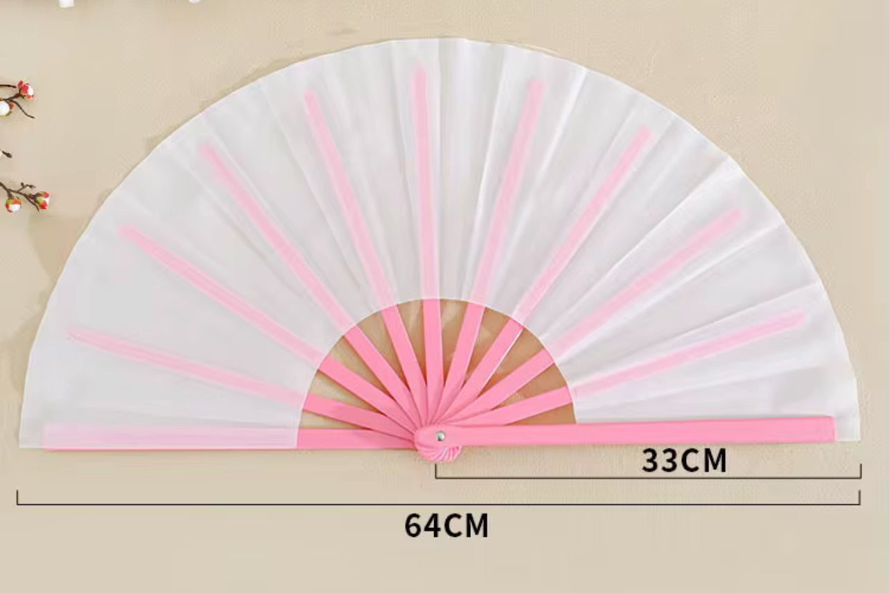 13-Inch Blank Clack Fans – Unassembled with Fabric and Pre-Taped  Handle| DIY Sublimation Fan Blanks