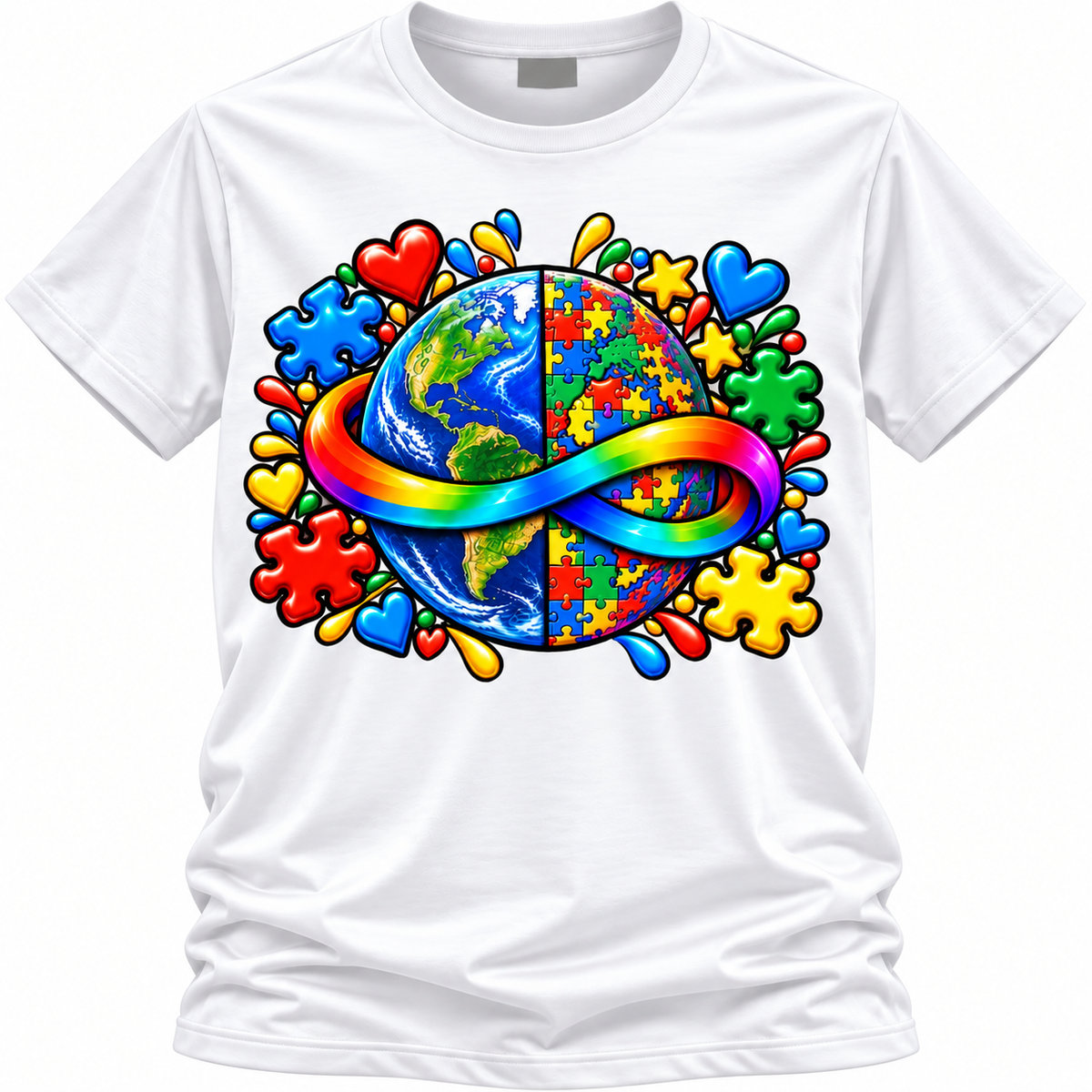 Autism Awareness Infinity T-Shirt – Celebrate Neurodiversity &amp; Inclusion