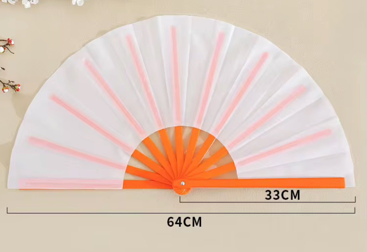 13-Inch Blank Clack Fans – Unassembled with Fabric and Pre-Taped  Handle| DIY Sublimation Fan Blanks
