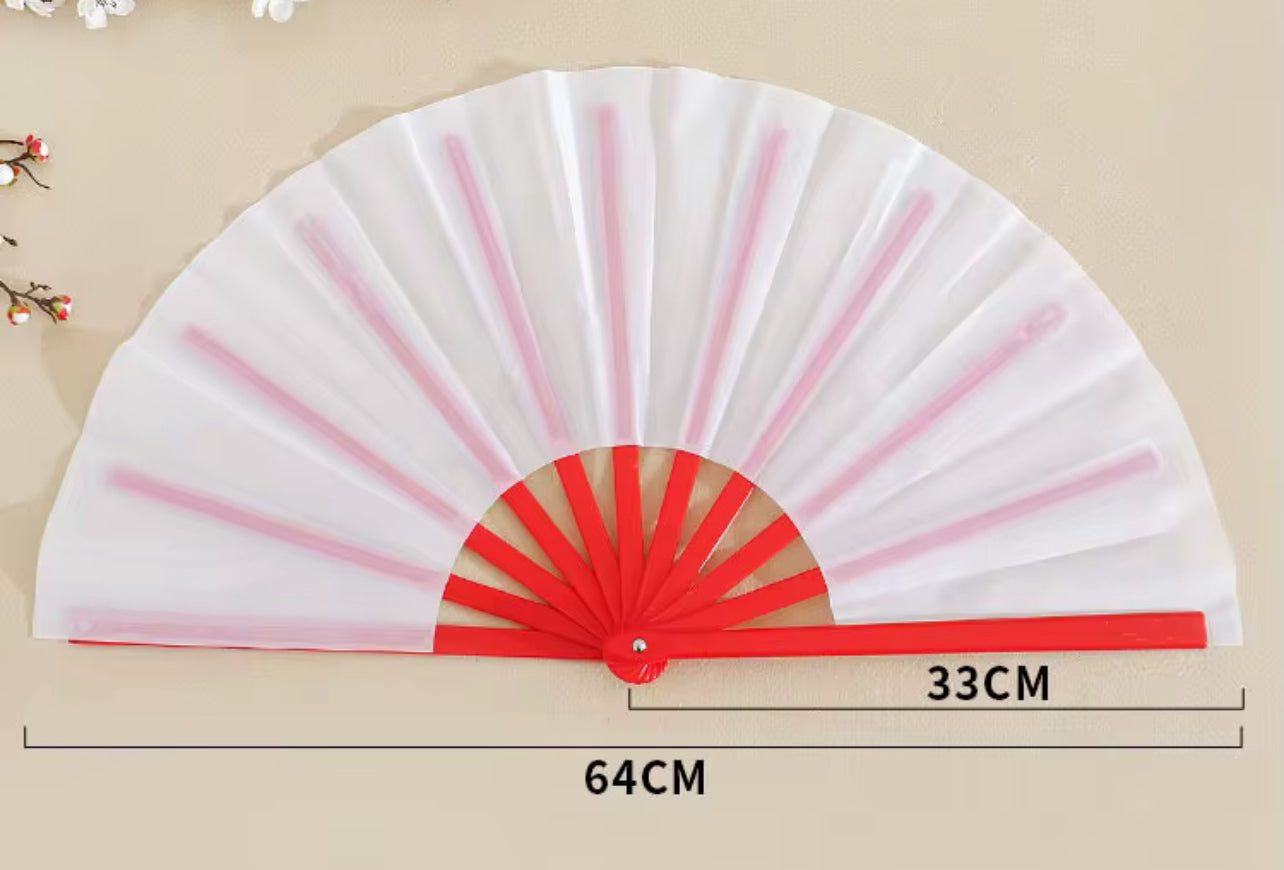 13-Inch Blank Clack Fans – Unassembled with Fabric and Pre-Taped  Handle| DIY Sublimation Fan Blanks