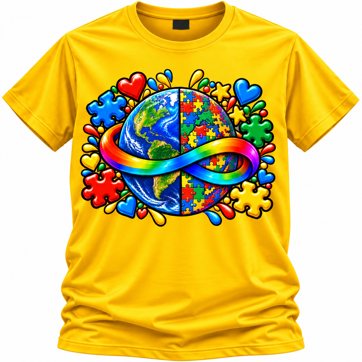 Autism Awareness Infinity T-Shirt – Celebrate Neurodiversity &amp; Inclusion