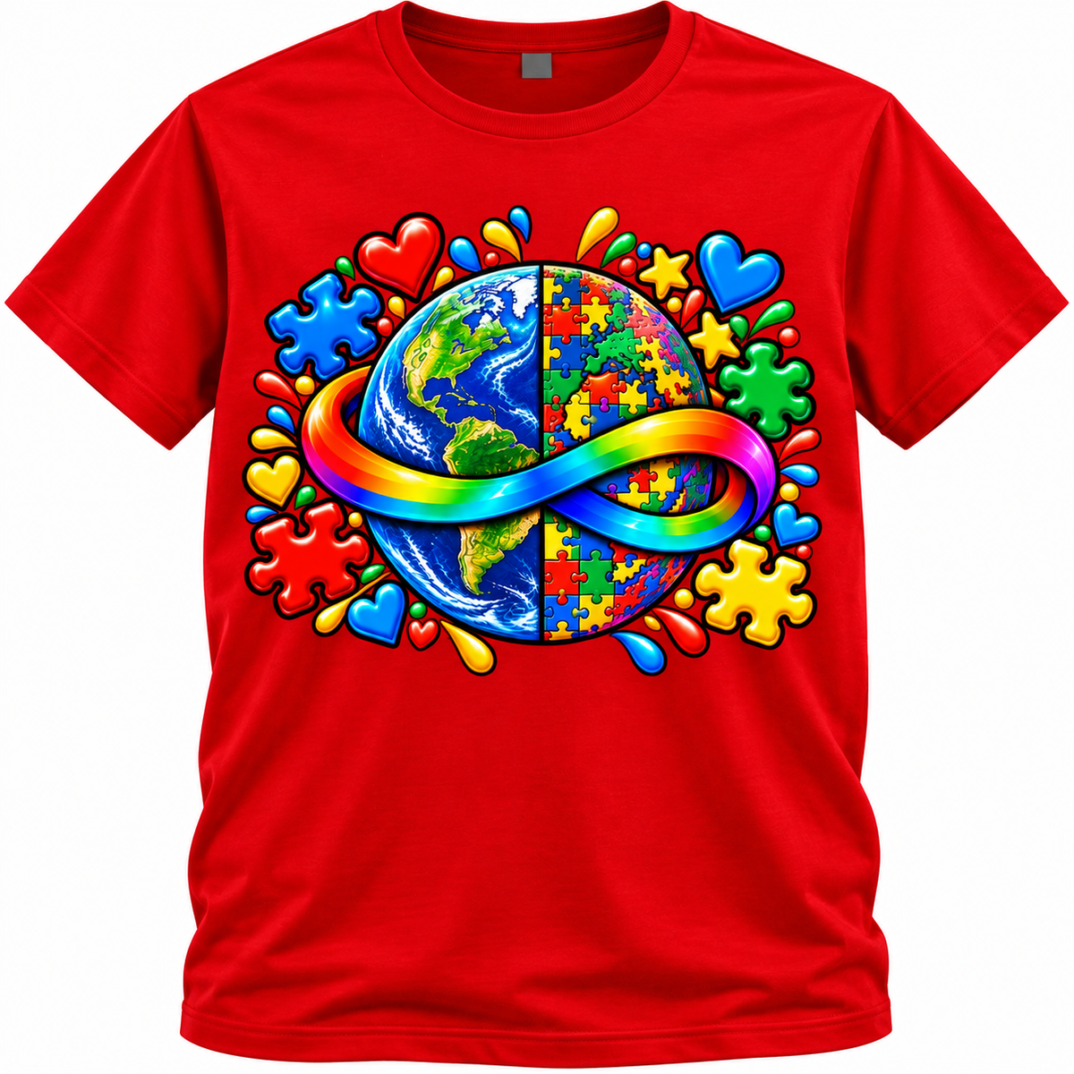 Autism Awareness Infinity T-Shirt – Celebrate Neurodiversity &amp; Inclusion