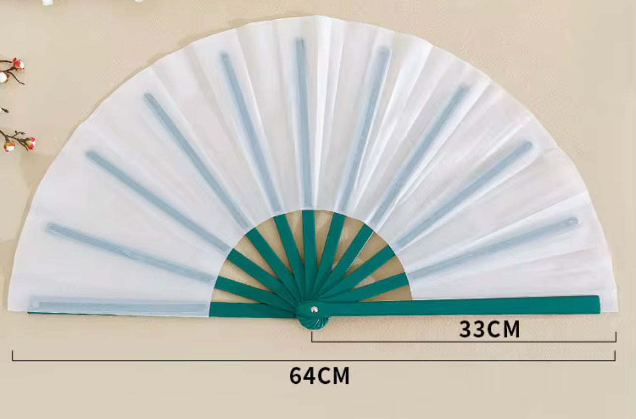 13-Inch Blank Clack Fans – Unassembled with Fabric and Pre-Taped  Handle| DIY Sublimation Fan Blanks
