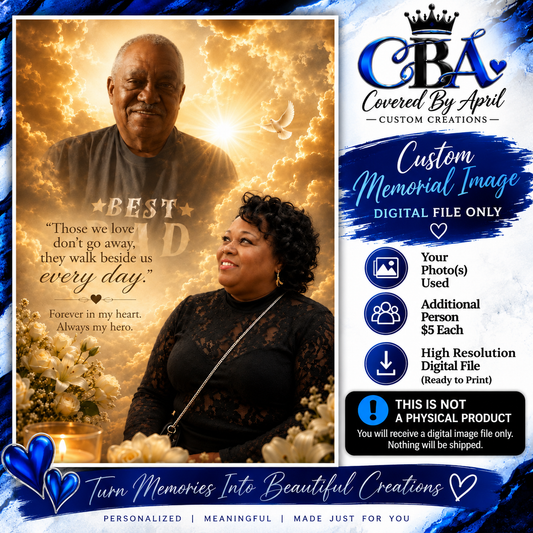 Custom Memorial Image Design