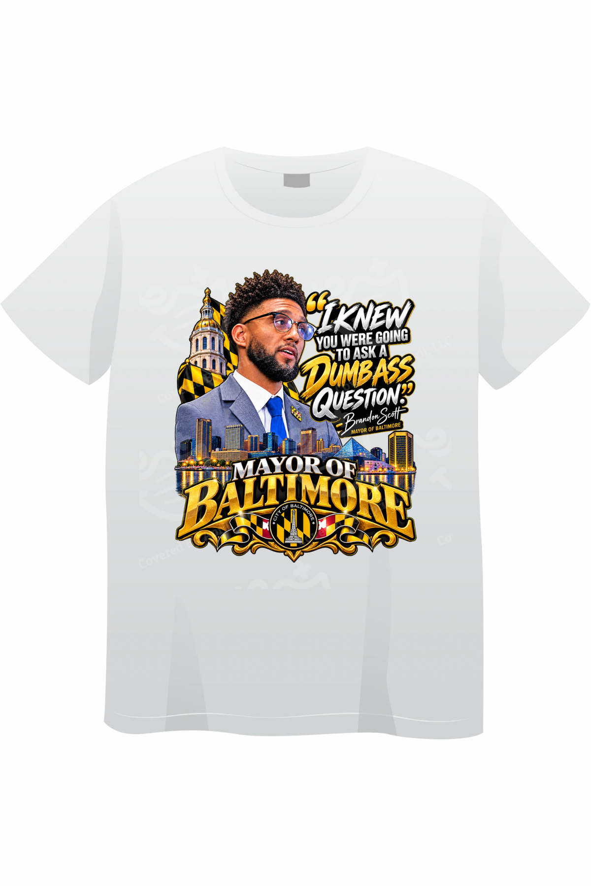 Brandon Scott “Dumb Ass Question” Baltimore Mayor Shirt