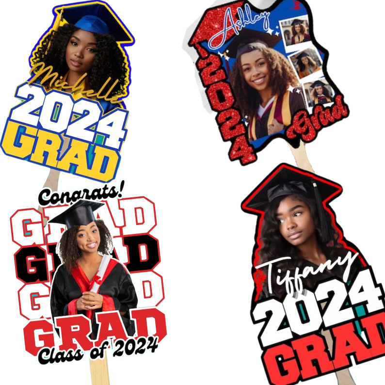 Custom Graduation fans – Covered By April Custom Creations
