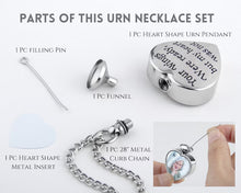 Load image into Gallery viewer, Personalized Memorial Urn Necklace
